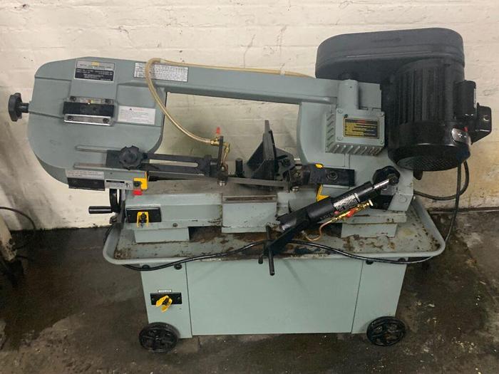 Used 5972-600 Enco 7″ x 12″ Manual Combo Horizontal & Vertical Bandsaw, Coolant System, New 2004