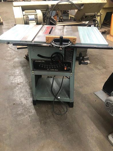 Used 3367-600 10″ DELTA Table Saw Model 34-670 – 1 PH