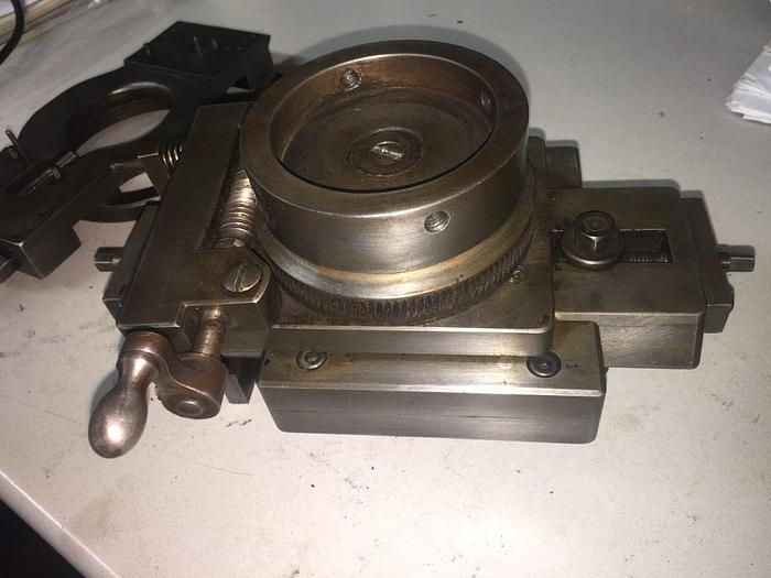 Used 2841-385 Antique MJ Brohen Brocading Ellipse Precision 360 Chuck/Vise & Oval Attachment