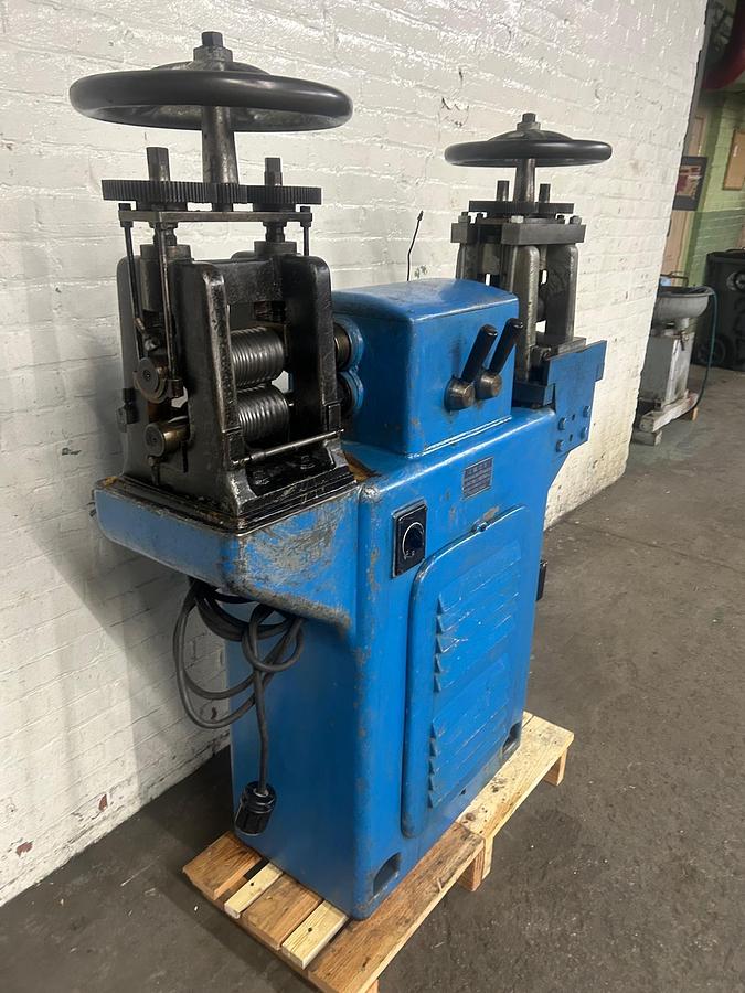 Used I.M.O.V Double-Sided Plate and Wire Power Rolling Mill for Gold, Silver, Italian Made