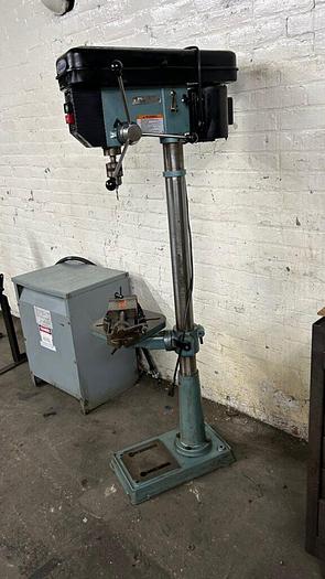 Used 3432-410 Wilton 15″ Variable Speed Pedestal Floor Model Drill Press With 5″ Work Vise