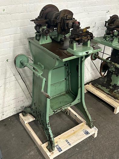 Used Rare Antique Charles Fields Rotary Rose Engine Turning Guilloche Machine W/11-ROSETTES CIRCA 1918