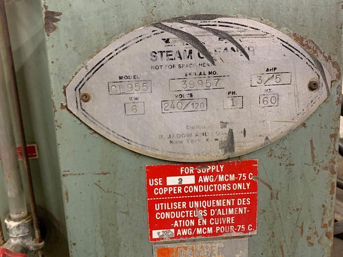 Used 1853-700 Welch 100 PSI Industrial Heavy Duty Jewelry Electric Steam Cleaner, Electric Foot Pedal Control