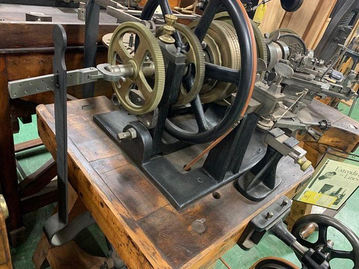 Used 0363-385 RA Lienhard Chaux-De-Fonds Brocading / Engine Turning Machine Circa 1903