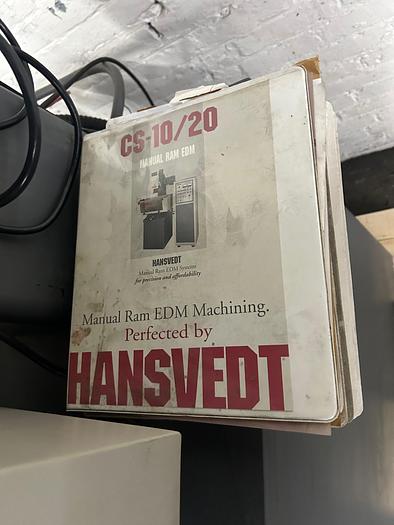 Used Hansvedt EDM CS1 Workman/201 Electrical Discharge Machine Ram EDM System