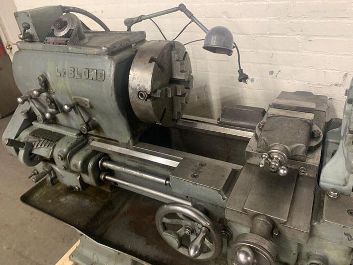 Used LeBLOND 17″ x 34″ Regal Engine Tool Room Lathe – War Finish Circa 1940