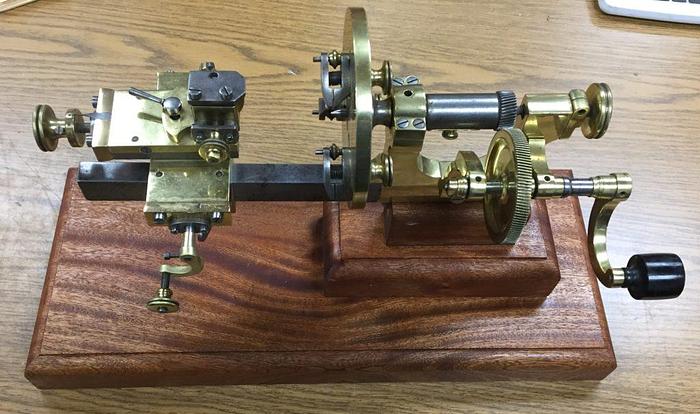 Used 5679-385 Antique Watchmaker’s Bench Lathe – Switzerland, Circa 1860