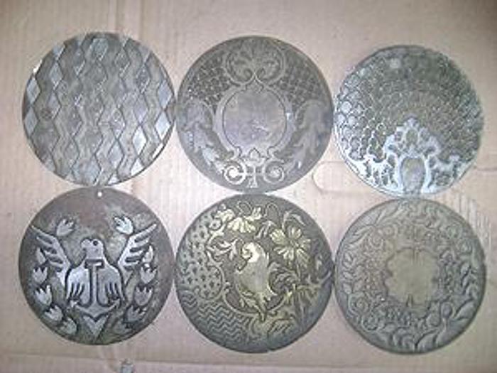 Used Antique Brocading Plates IN STOCK