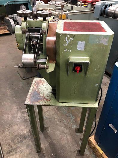 Used 3032-150 Buhler (GERMANY) 2-HI Precision Power Wire Rolling Mill with Take Up & Pay Off