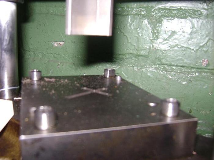 Used 7401-390 Die Set For 3/4″ x 1″ Cross Design