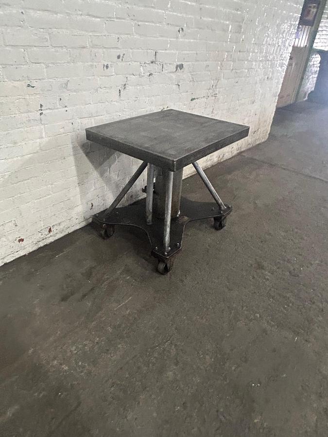 Used Vintage - Lyon Iron Works Hydraulic Lift Truck / Welding Table