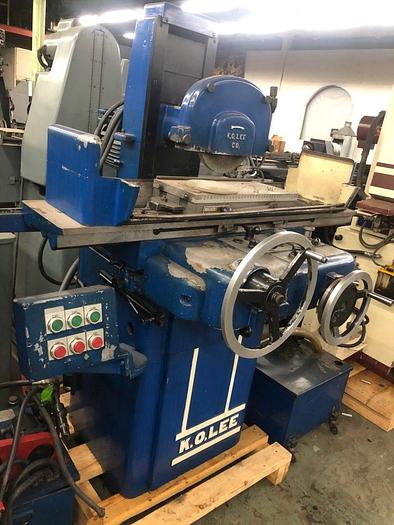 Used K.O. LEE 8″ X 18″ SURFACE GRINDER WITH COOLANT, HYDRAULIC TABLE FEED