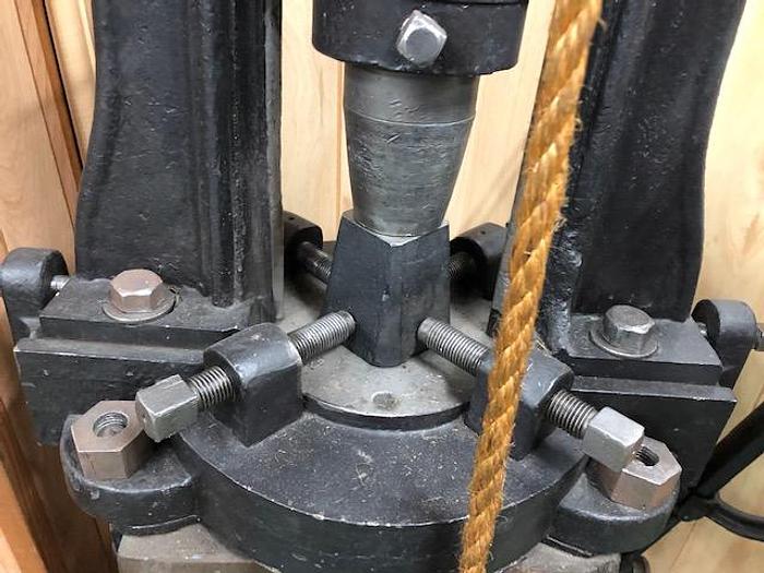 Used 5350-385 Antique Rare Foot Drop Hammer Press Circa 1890 MFG. by Blundell & Co.
