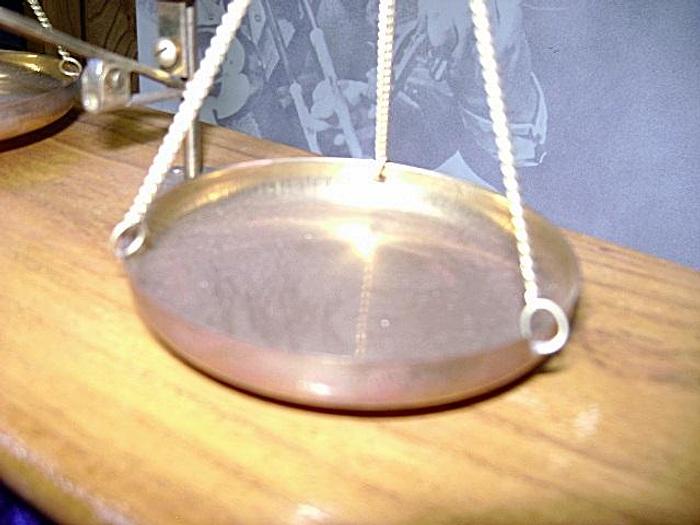 Used 1596-385 Antique Troemner Type Balance Beam Scale