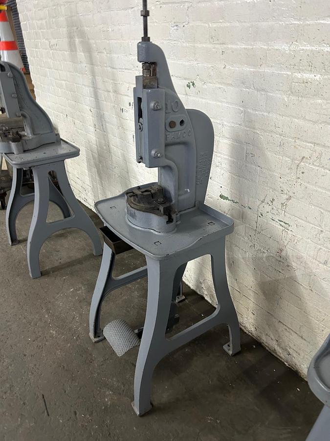 Used Famco #10 Metalworking, Forming & Stamping 2.5 Ton Pneumatic Converted Punch Press
