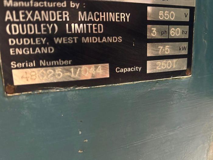 Used 5292-220 Hi-Ton 250 Ton Capacity Hydraulic Coining Press for Coins, Medals, Medallions & More