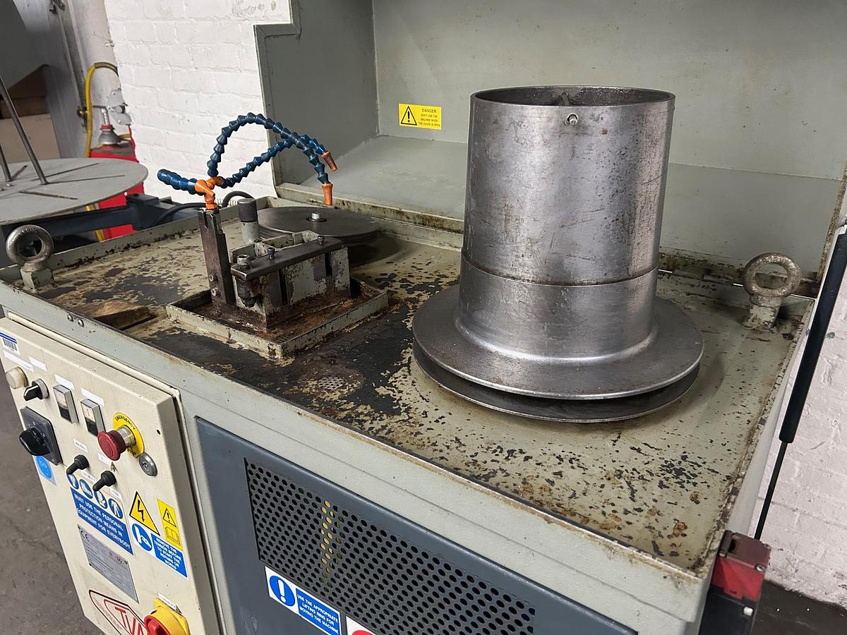 Used TVN Model T2/P Two Passages Bull Block Wire Drawing Machine, 5mm Max Gold Wire Input