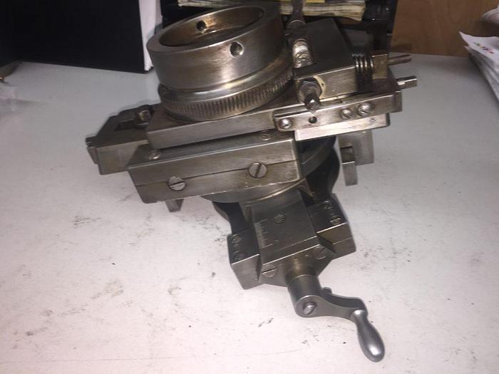 Used 2841-385 Antique MJ Brohen Brocading Ellipse Precision 360 Chuck/Vise & Oval Attachment