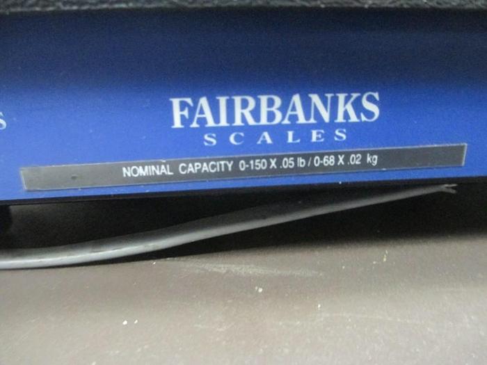 Used 9300-700 Fairbanks Scale Model SCB-2453-1 LBS/Metric Readout
