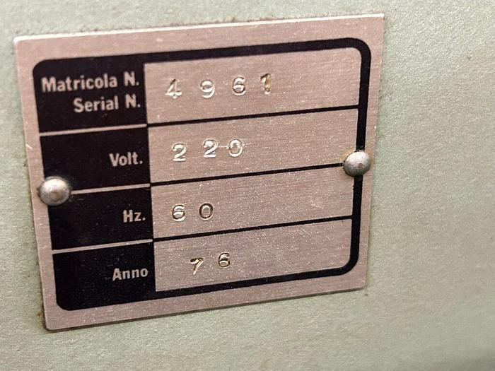 Used 8105-100 OMBI Medium Double Curb Chain Making Machine, S/N 4984