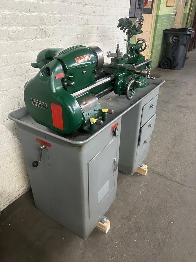 Used South Bend 10" x 22" 10K Precision Metal Cabinet Lathe, Model CL370ZD Well Tooled