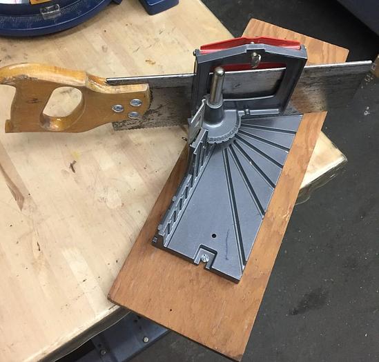 Used 2661-600 Stanley Mitering Attachment for Hand Saw, Model H114A