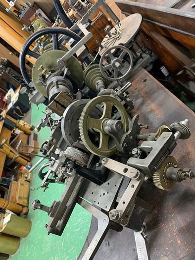 Used 0363-385 RA Lienhard Chaux-De-Fonds Brocading / Engine Turning Machine Circa 1903