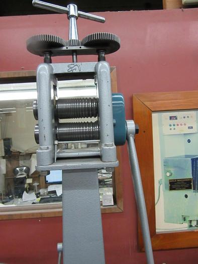 Used 1179-155 Cavallin Wire Reduction Hand Operated Rolling Mill, Model # FC100/525