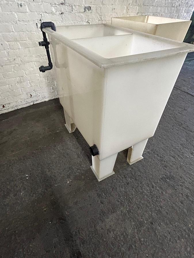 Used Polypropylene Counter Flow Dual Rinsing Tank Wet & Dry Tank