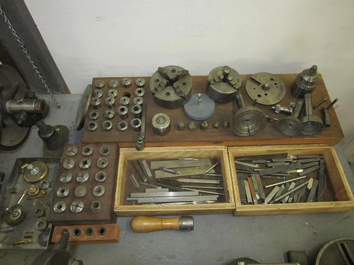 Used 1196-385 Antique B.C. Ames Watchmaker’s/ Clockmaker’s/Jewelers Precision Lathe, Model #3