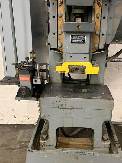 Used 5913-220 Minster Model B1-16, 16 Ton Punch Press, Stamping Press, Air Clutch-Brake / Roll Feed