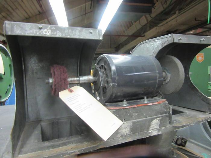 Used 2143-340 Custom Built Bench Top Model Dayton Double End Polishing Machine