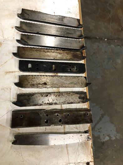 Used 3041-385 SET OF 9 ENGINE TURNING STRAIGHT LINE PATTERN BARS
