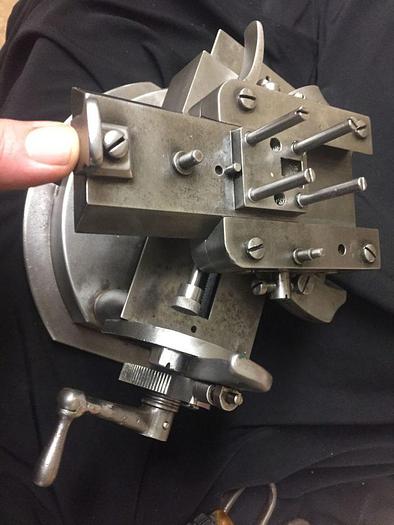 Used 2795-385 RARE ANTIQUE ROSE ENGINE TURNING MACHINE GUILLOCHE RADIUS TOOL SLIDE