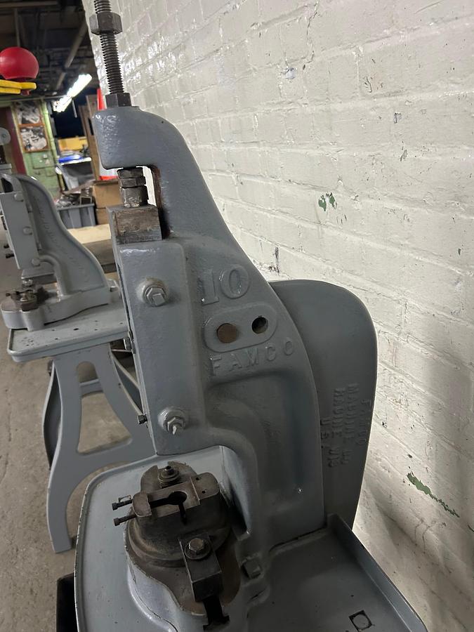 Used Famco #10 Metalworking, Forming & Stamping 2.5 Ton Pneumatic Converted Punch Press