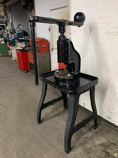 Used 5929-490 E.A. Adams Model #2 Reynolds Machine Co. Hand Operated Stamping / Forming Screw Press / Fly Press