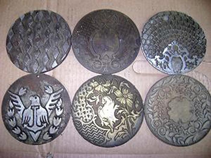 Used Antique Brocading Plates IN STOCK
