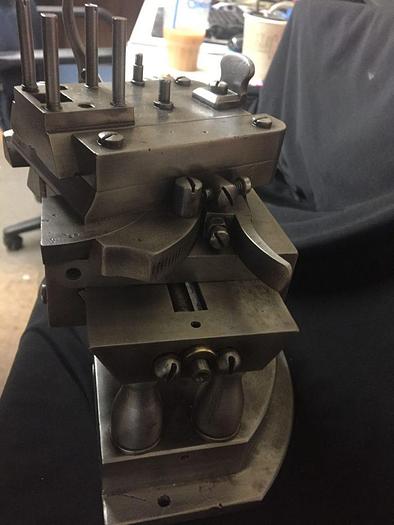 Used 2795-385 RARE ANTIQUE ROSE ENGINE TURNING MACHINE GUILLOCHE RADIUS TOOL SLIDE