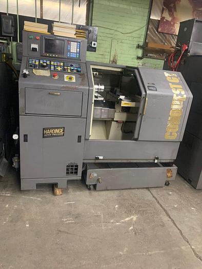 Used HARDINGE CONQUEST GT SUPER PRECISION GANG TOOL CNC LATHE WITH FANUC OT