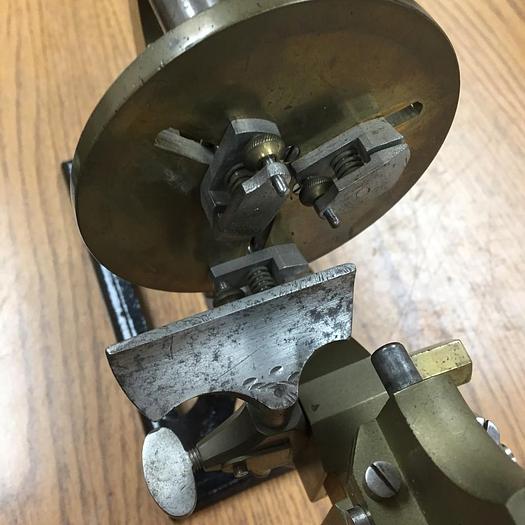 Used 2468-385 Antique Bench Model Watchmaker’s Hand Operated Lathe