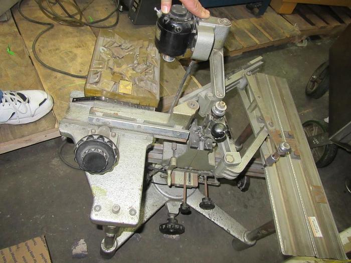 Used 2132-330 New Hermes Pantograph / Engraving Machine, Model TX-A