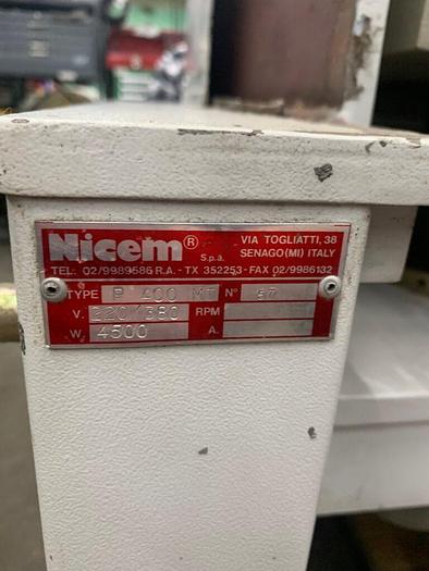 Used Nicem-Matic Model P-400 Rubber Mold Vulcanizer, S/N: 4500