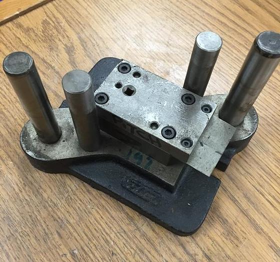 Used 1994-390 Stamping Press Tool & Die Set to Make Square and Pin Findings