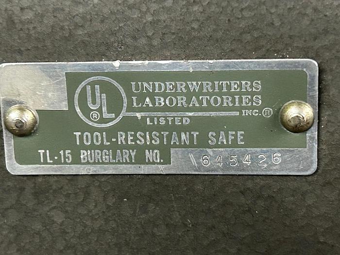 Used Swaziland Combination Fire & Tool Resistant Security Floor Safe TL-15 , Group #3