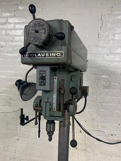 Used 5924-410 Clausing Model 1670 15″ Variable Speed Floor Model Drill Press
