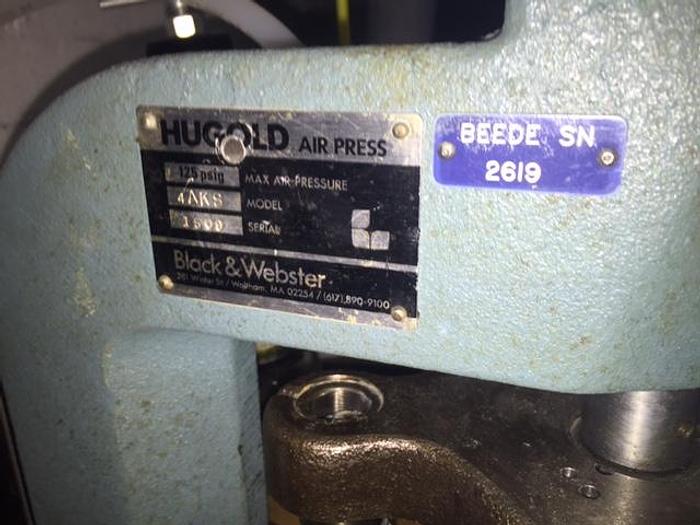 Used 2159-220 Hugold Bench Model Pneumatic Air Press, Model # U/AKS