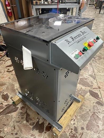 New N. Ferrara Coin Rimming / Edge Machine with Auto Bowl Feeder