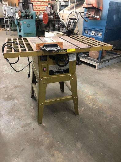 Used 3359-600 10″ Powermatic Artisan Table Saw 20″ x 27″ Model 63