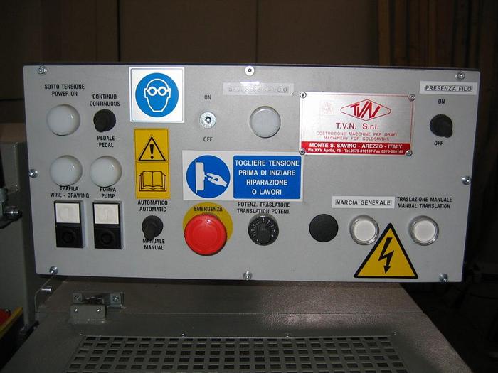 NEW Mod. T12/EX/C/BEL Twelve pass wire-drawing machine for capillary with linear electronic bobineur