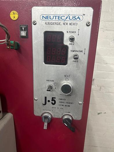 Used Neutec J5 -Series 2 Vacuum Induction Casting Machine Neutec / USA